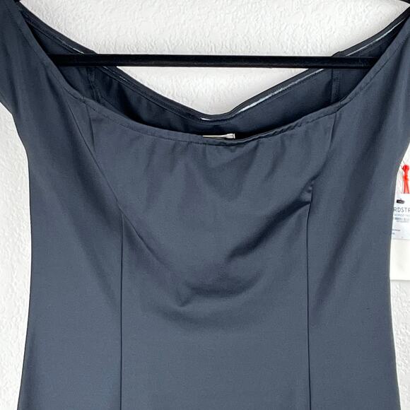 Open Edit Little Black Dress Off the Shoulder Classic Sheath Mini Large NWT - Picture 9 of 14